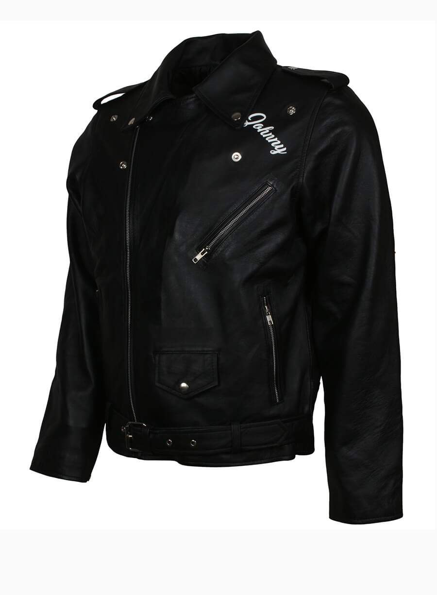 Marlon Brando Rebels BRMC Black Biker Jacket