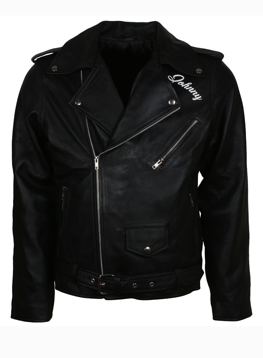 Marlon Brando Rebels BRMC Black Biker Jacket