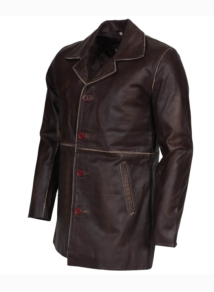 Supernatural Dean Winchester Distressed Brown Leather Jacket