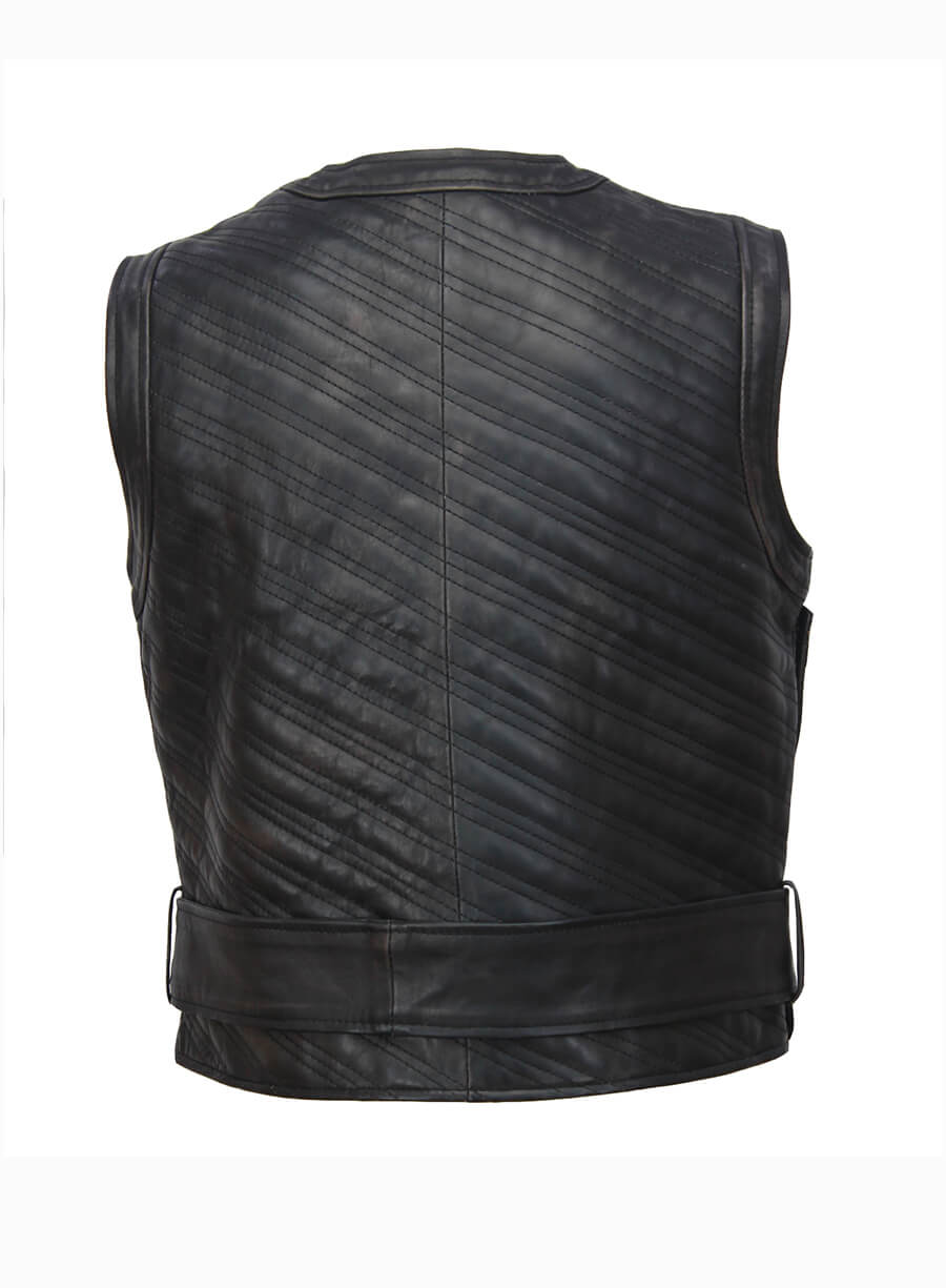 The Last Kingdom Uhtred Ragnarson Black Leather Vest