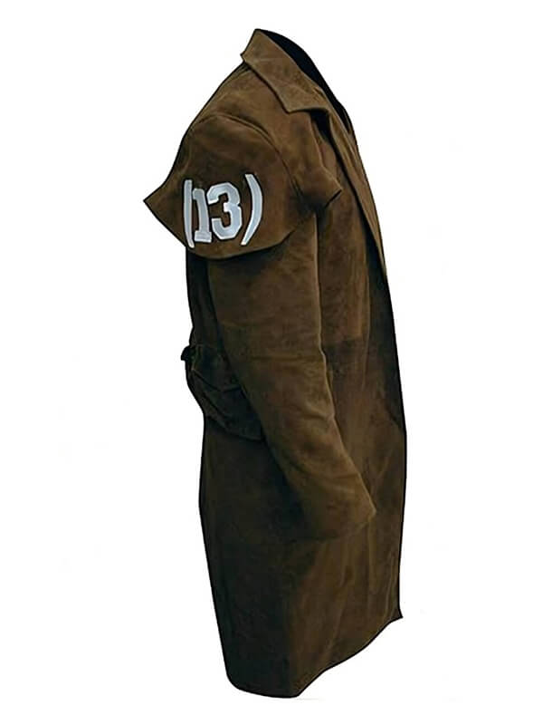A7 Fallout NCR Veteran Ranger Duster Brown Leather Coat