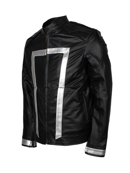 Agents of Shield 2013 Robbie Reyes Black Leather Jacket