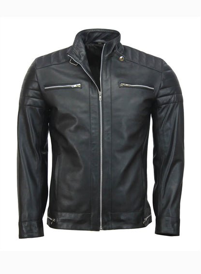 Andrew Tate Top G Black Leather Jacket
