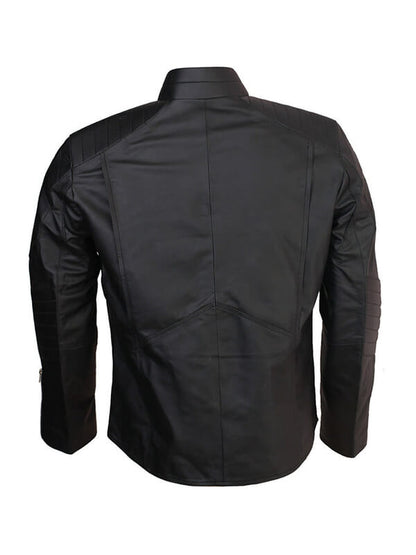 Bruce Wayne The Dark Knight Rises 2012 Leather Jacket