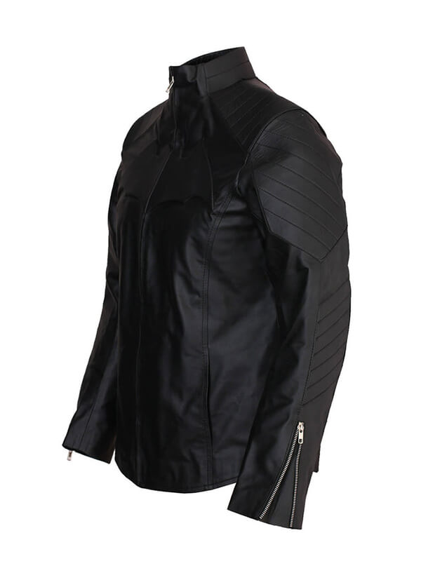 Bruce Wayne The Dark Knight Rises 2012 Leather Jacket
