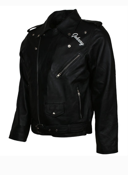 Marlon Brando Rebels BRMC Black Biker Jacket