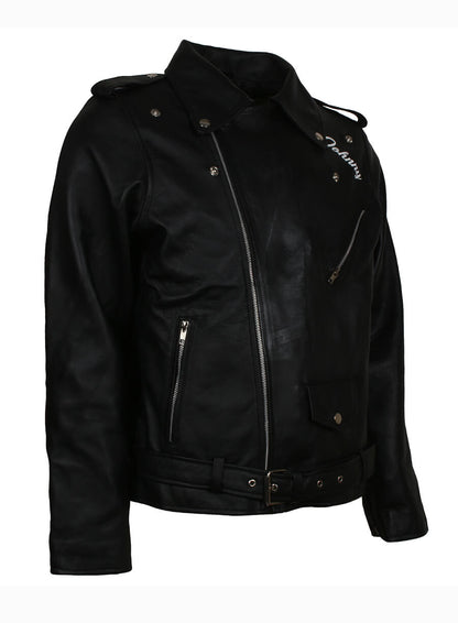 Marlon Brando Rebels BRMC Black Biker Jacket