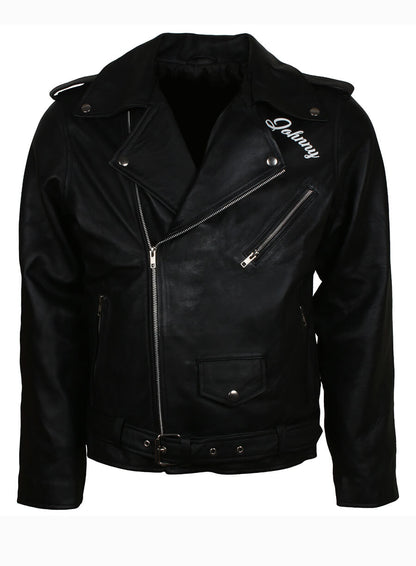 Marlon Brando Rebels BRMC Black Biker Jacket