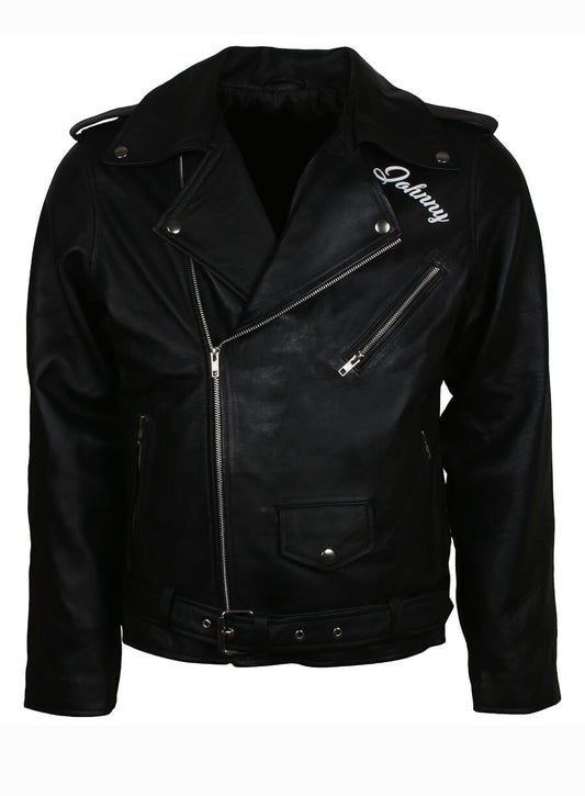 Marlon Brando Rebels BRMC Black Biker Jacket