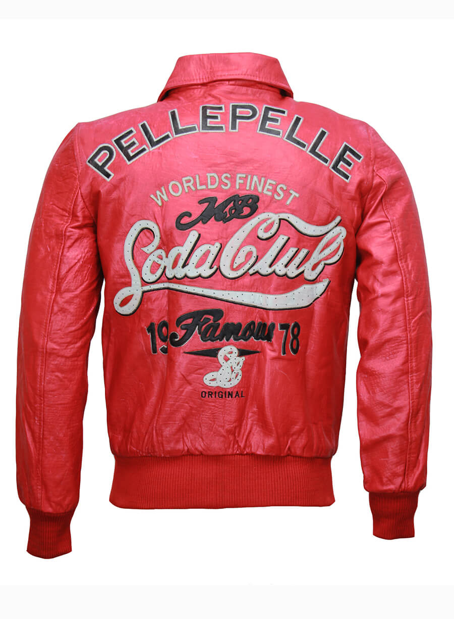 Pelle Pelle Soda Club Red Leather Jacket