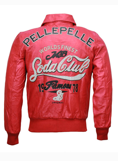 Pelle Pelle Soda Club Red Leather Jacket