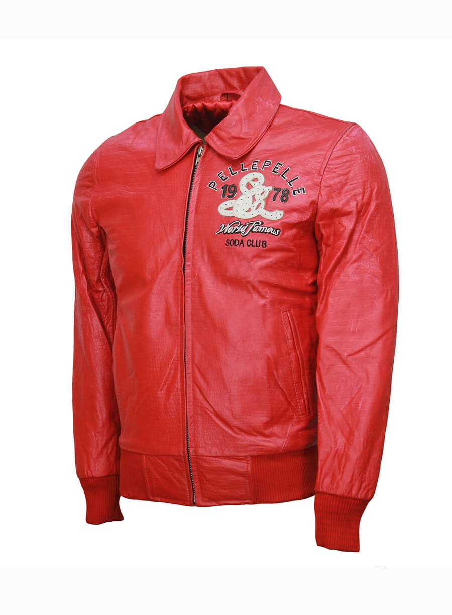 Pelle Pelle Soda Club Red Leather Jacket
