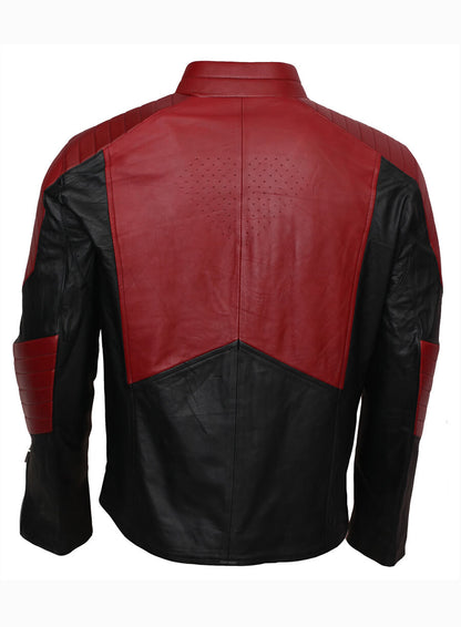 Smallville 2001 Superman Clark kent Leather Jacket 