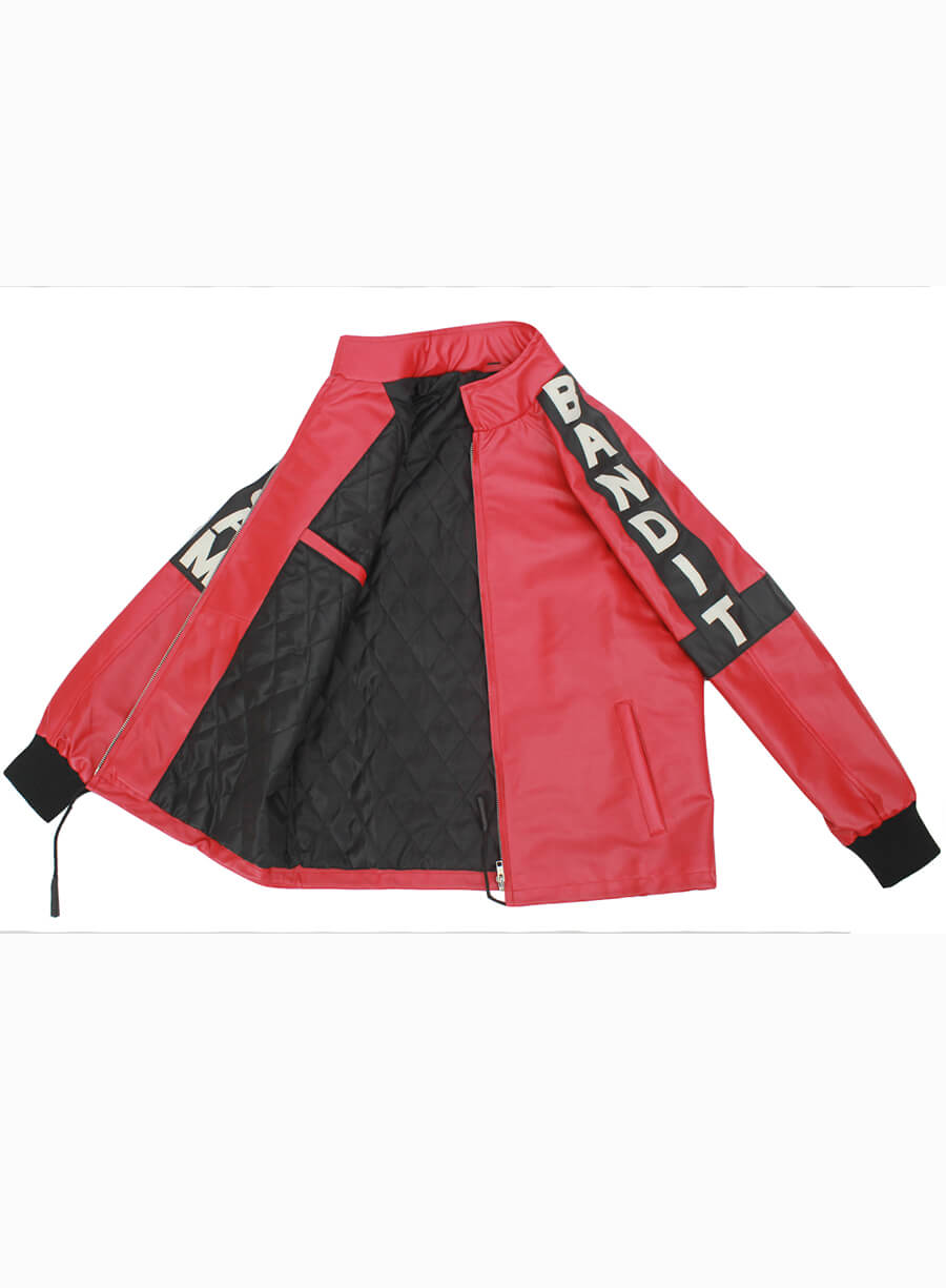 Smokey & the Bandit Red Faux Leather Jacket