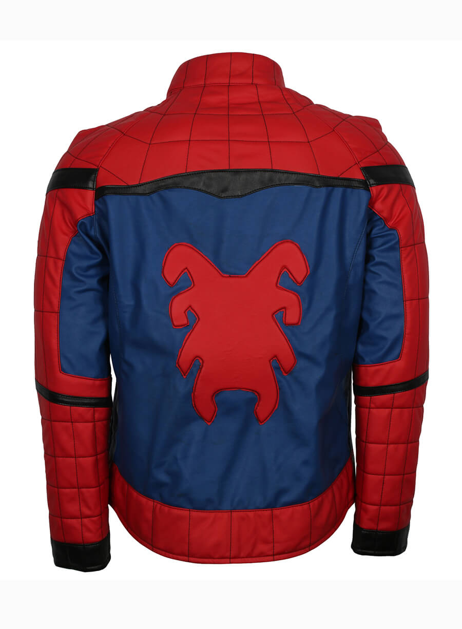  Spider-Man: Homecoming 2017 Leather Costume Jacket 