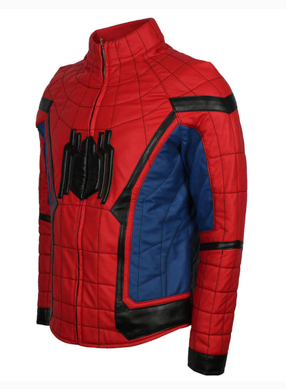  Spider-Man: Homecoming 2017 Leather Costume Jacket 