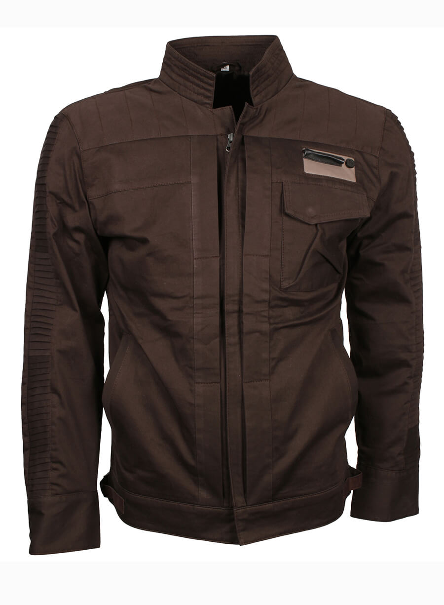 Star Wars Rogue One Captain Cassian Andor Brown Jacket 