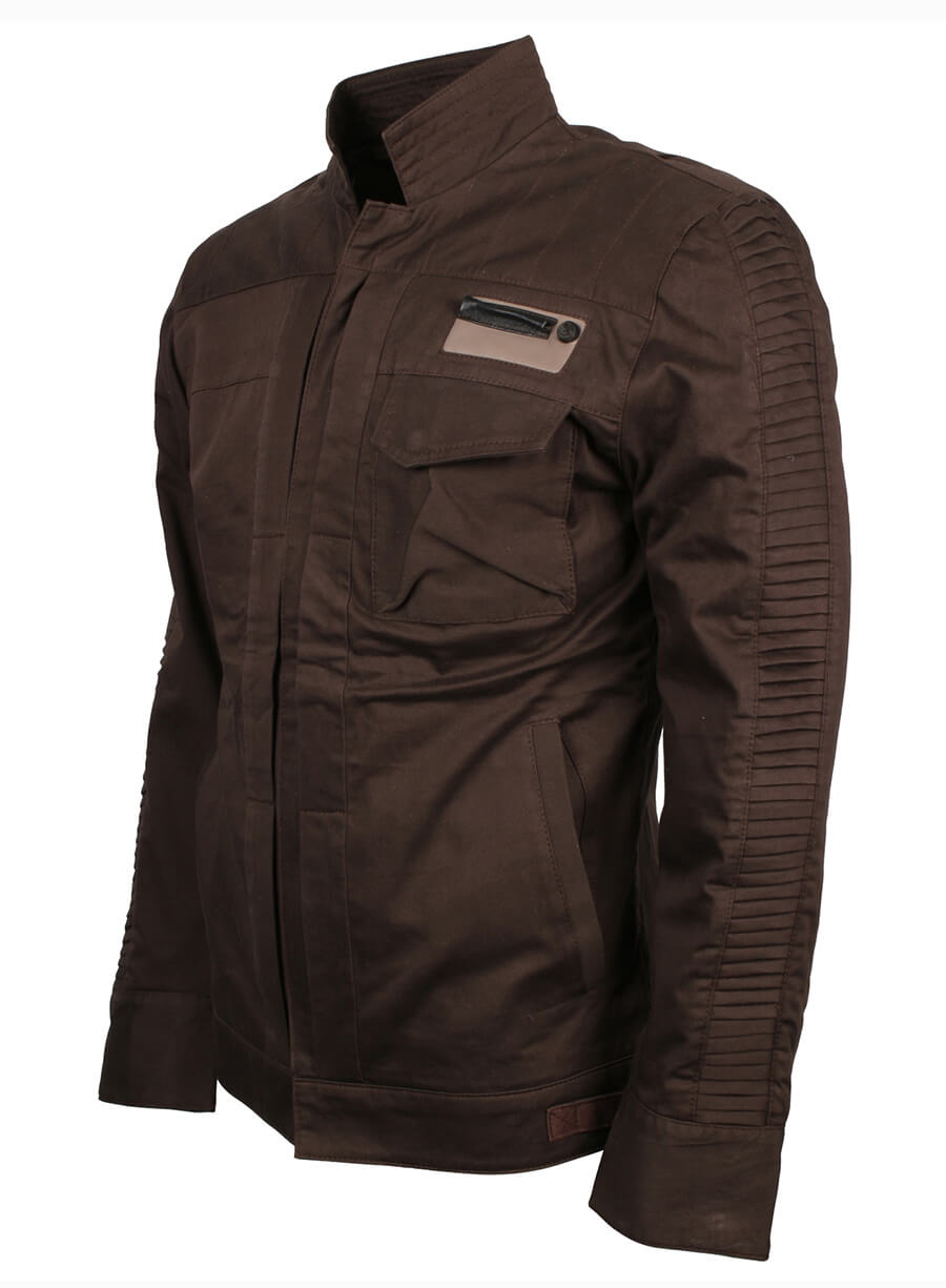 Star Wars Rogue One Captain Cassian Andor Brown Jacket 