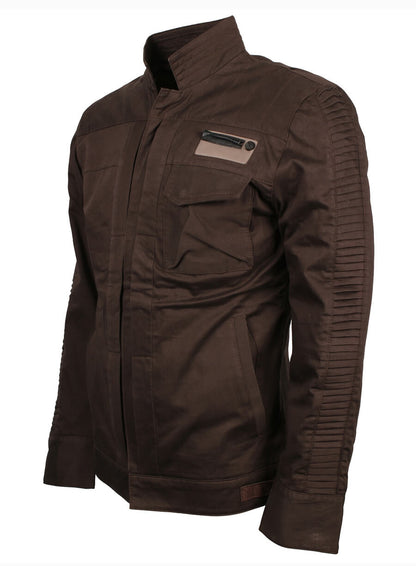 Star Wars Rogue One Captain Cassian Andor Brown Jacket 