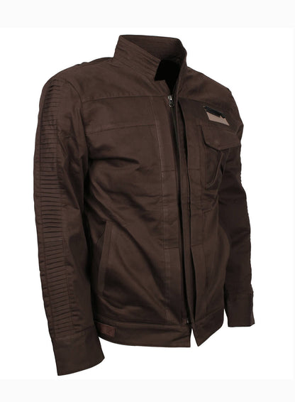 Star Wars Rogue One Captain Cassian Andor Brown Jacket 
