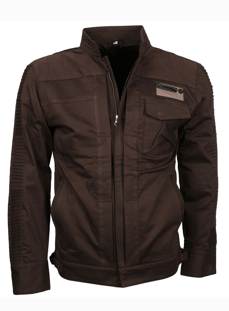 Star Wars Rogue One Captain Cassian Andor Brown Jacket 