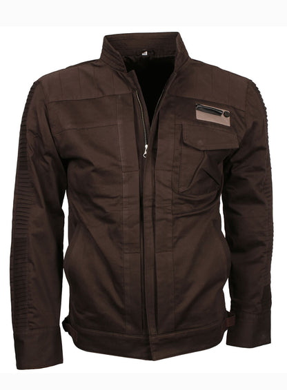 Star Wars Rogue One Captain Cassian Andor Brown Jacket 