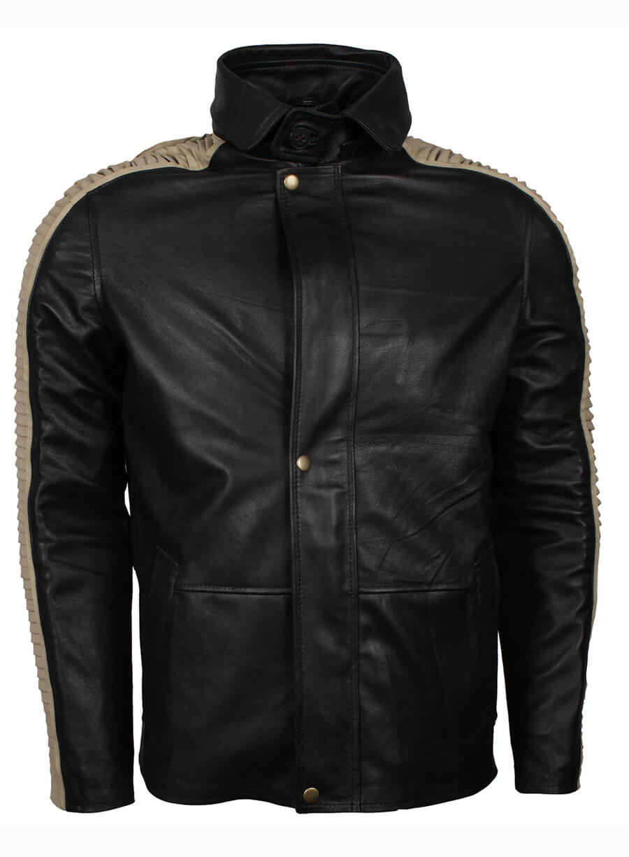Star Wars Rogue One Captain Cassian Andor Black Hooded Jacket