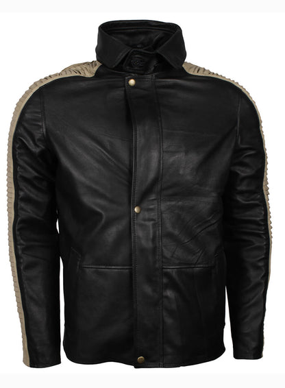 Star Wars Rogue One Captain Cassian Andor Black Hooded Jacket