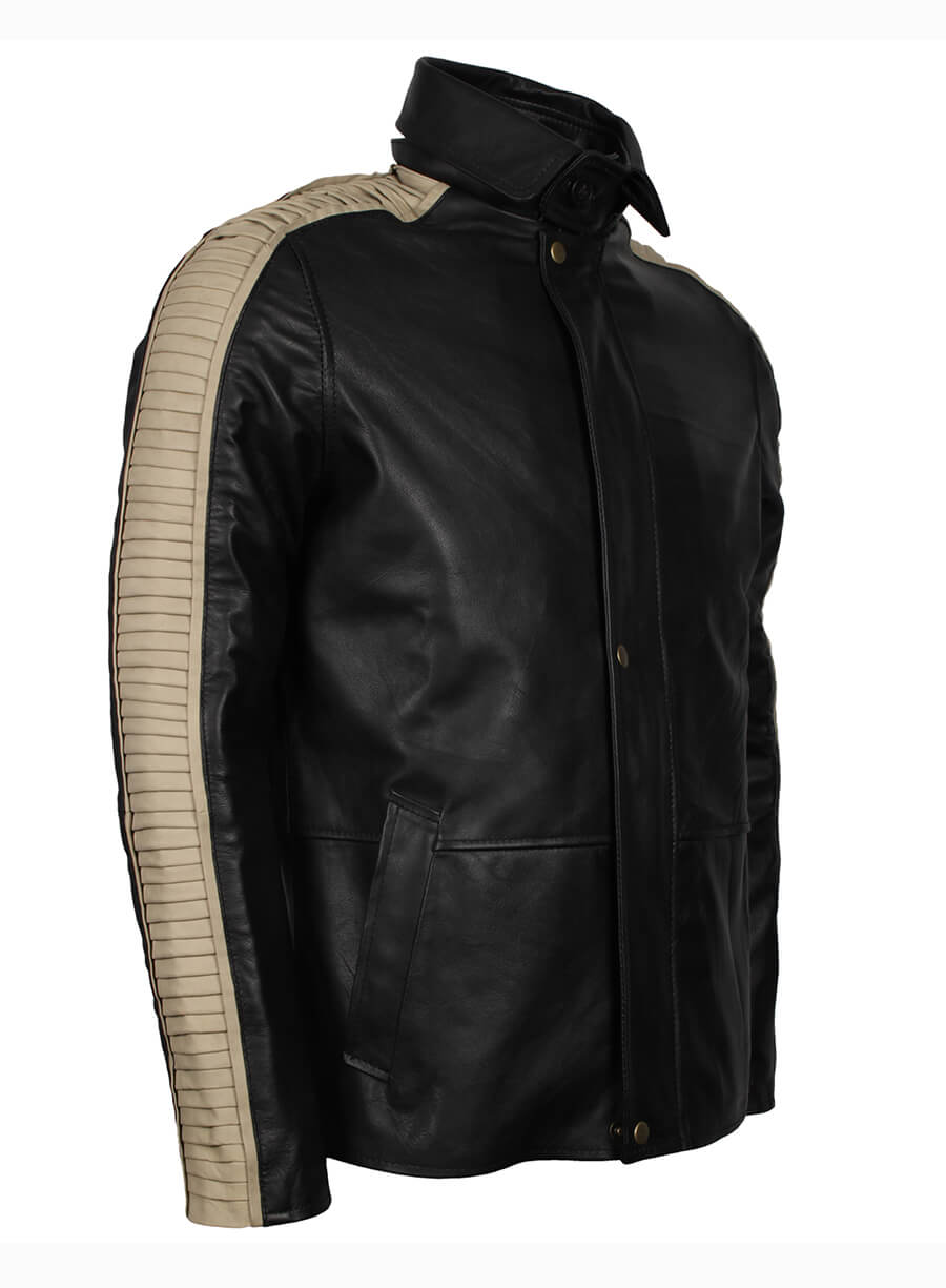 Star Wars Rogue One Captain Cassian Andor Black Hooded Jacket