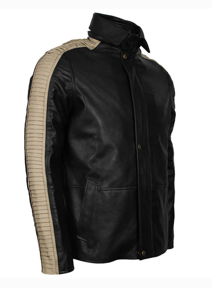 Star Wars Rogue One Captain Cassian Andor Black Hooded Jacket