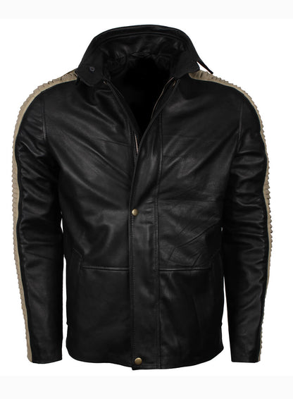 Star Wars Rogue One Captain Cassian Andor Black Hooded Jacket
