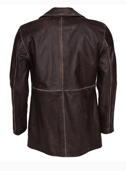 Supernatural Dean Winchester Distressed Brown Leather Jacket