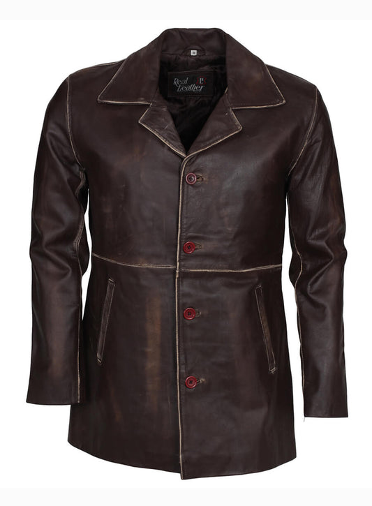 Supernatural Dean Winchester Distressed Brown Leather Jacket