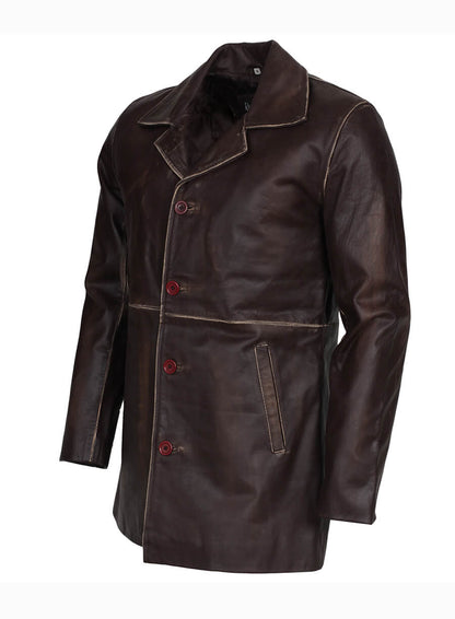 Supernatural Dean Winchester Distressed Brown Leather Jacket